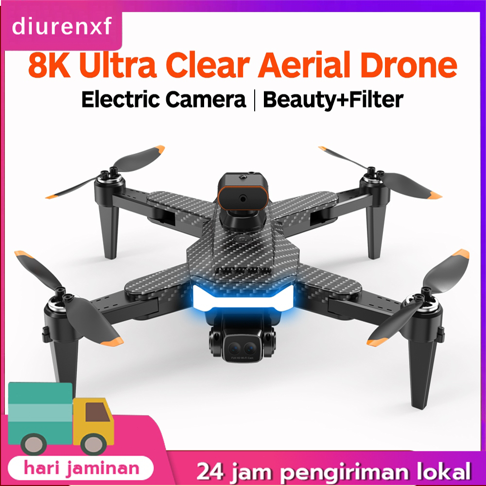 Jual [Diurenxf]8K HD Camera Smart Drone P9 Pro 8k HD Camera Shoot ...