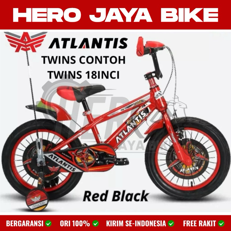 Jual Sepeda Anak Laki BMX ATLANTIS MERAPI & TWINS YL Uk 12 16 & 18Inch ...
