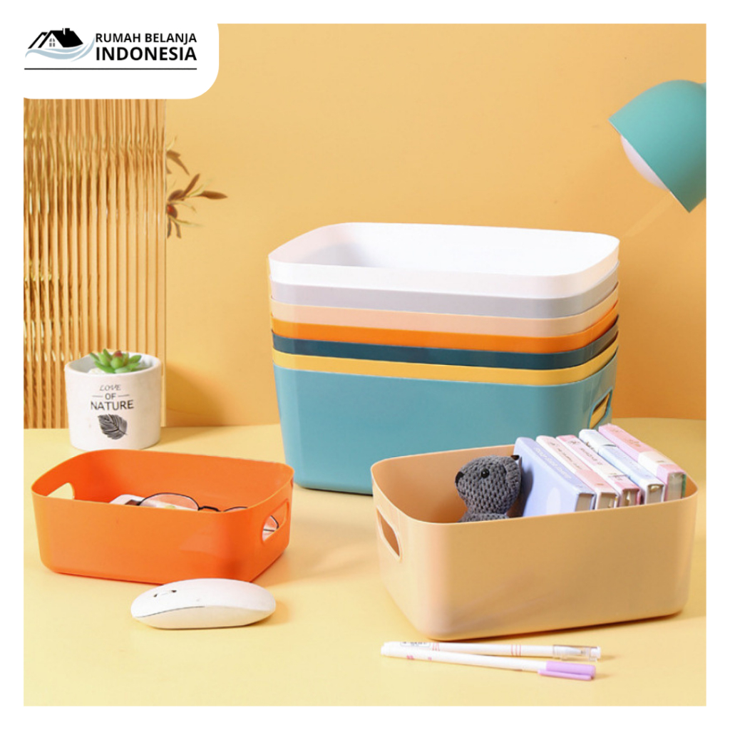 Jual RBI | Storage Box Warna Warni | Kotak Plastik Desktop dengan ...