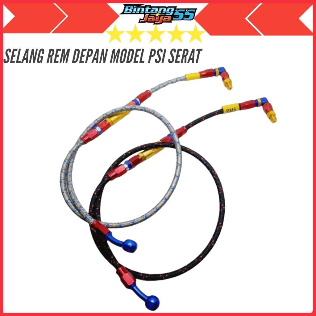 Jual Slang Rem Depan Serat Psi Cm Universal Beat Vario Scoopy Mio Nmax Aerox Lexi Ninja Satria