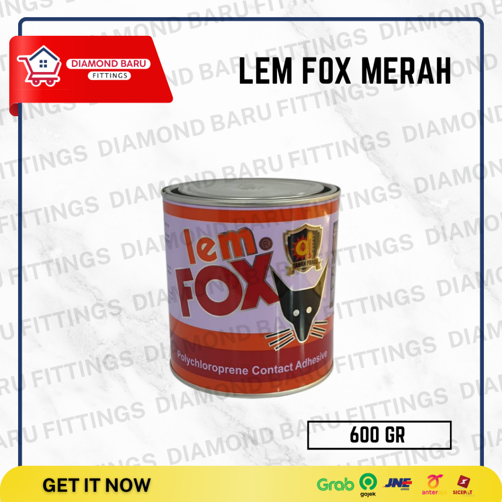 Jual Lem kuning Lem Fox Merah 600gr | Shopee Indonesia