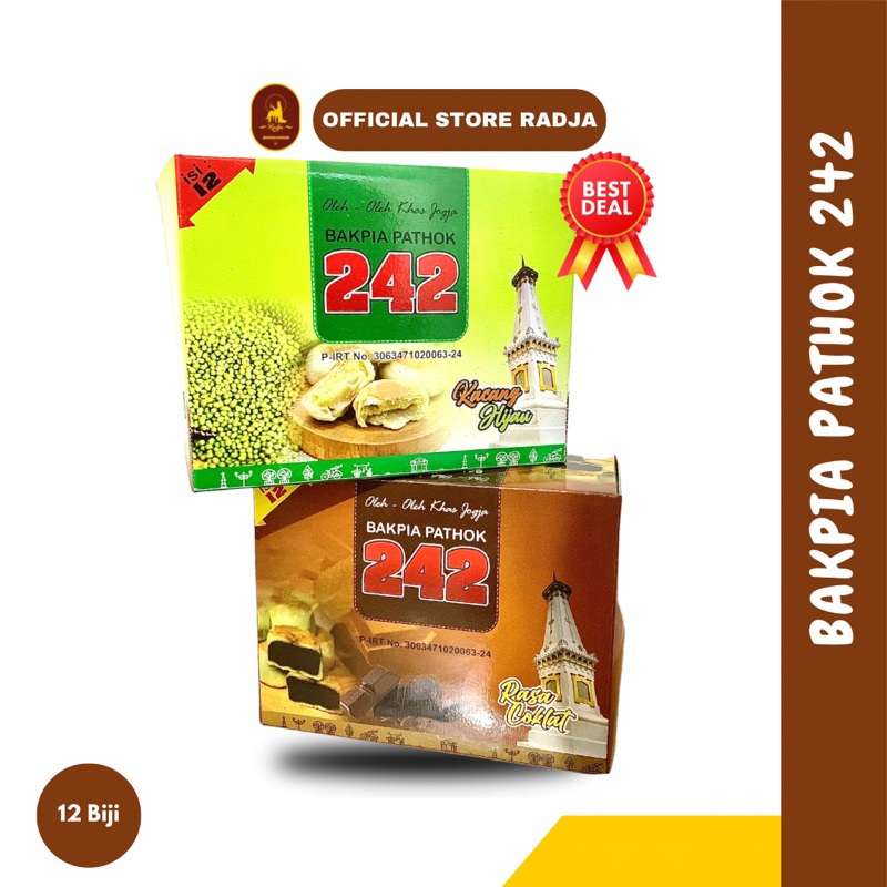 Jual [Isi 12] Bakpia Pathok 242 Bakpia Pathok Kering Jogja Bakpia Enak ...