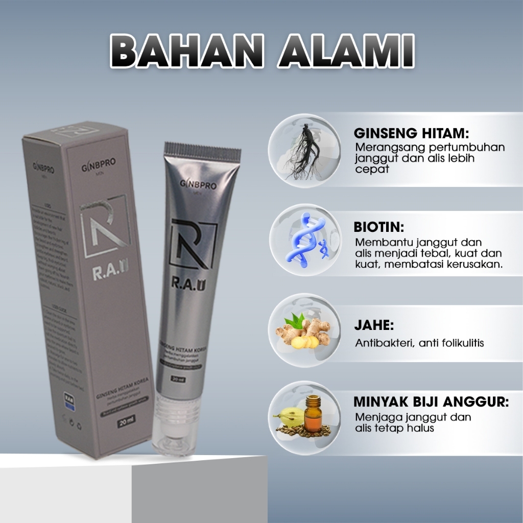 Jual Serum pertumbuhan jenggot GINB PRO Membentuk 5 kali lipat lebih ...