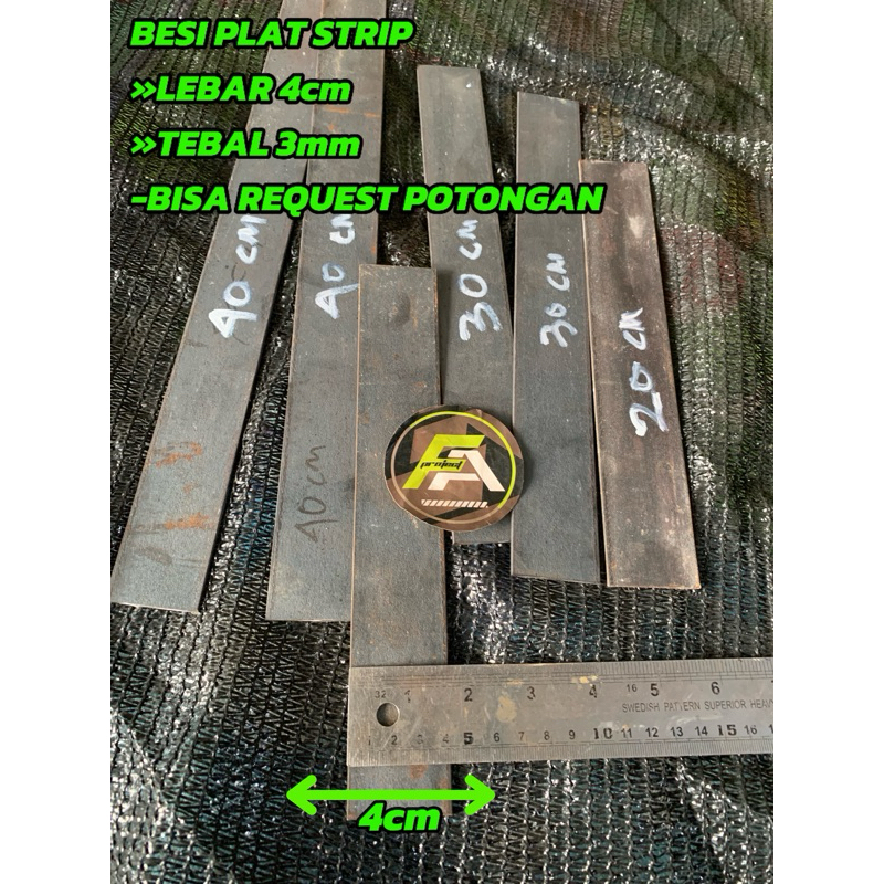 Jual BESI PLAT LEBAR 4cm TEBAL 3mm BISA REQUEST UKURAN | Shopee Indonesia