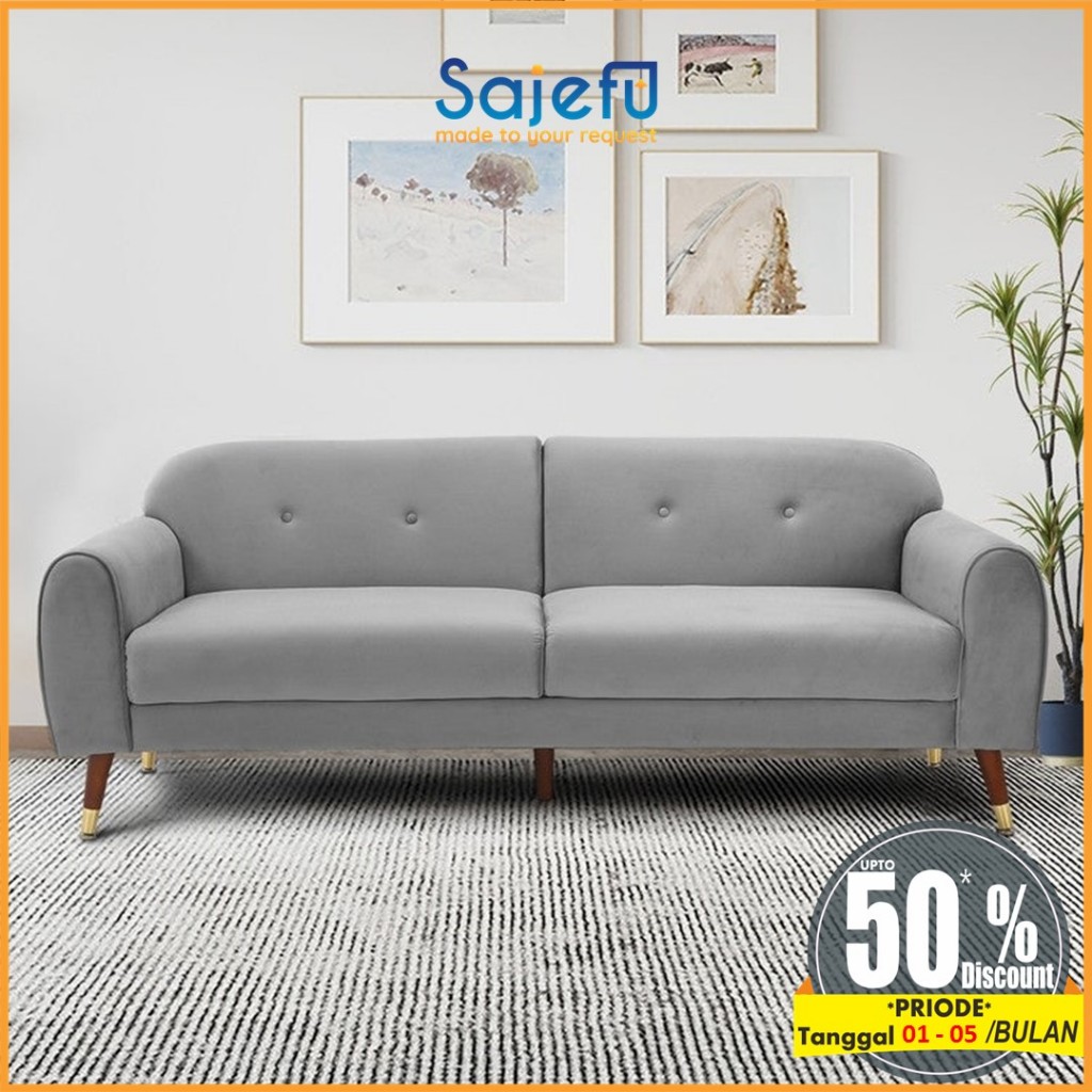 Jual Sofa Sajefu Kursi Sofa Minimalis Sofa Tidur Fabric Sofa Ruang Tamu ...