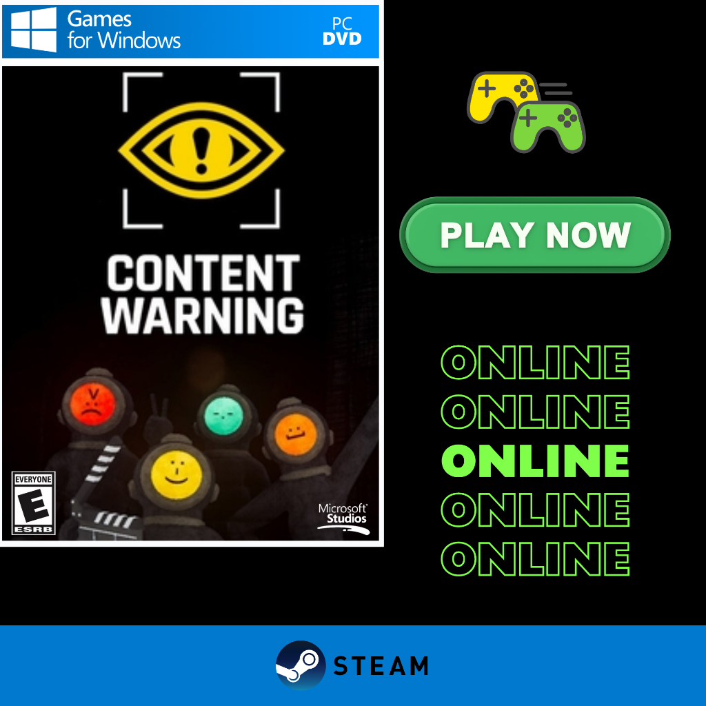 Jual content warning online PC bisa mabar | Shopee Indonesia
