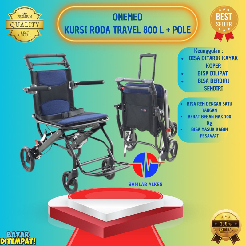 Jual KURSI RODA TRAVEL FS 800 L ONEMED FS800 SAMLAB ALKES MEDAN ...