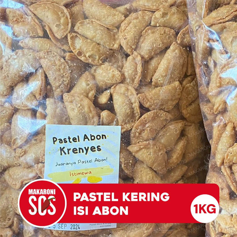Jual Pastel Abon Sapi 1KG | Pastel Kering Renyah Pastel Kering Isi Abon ...