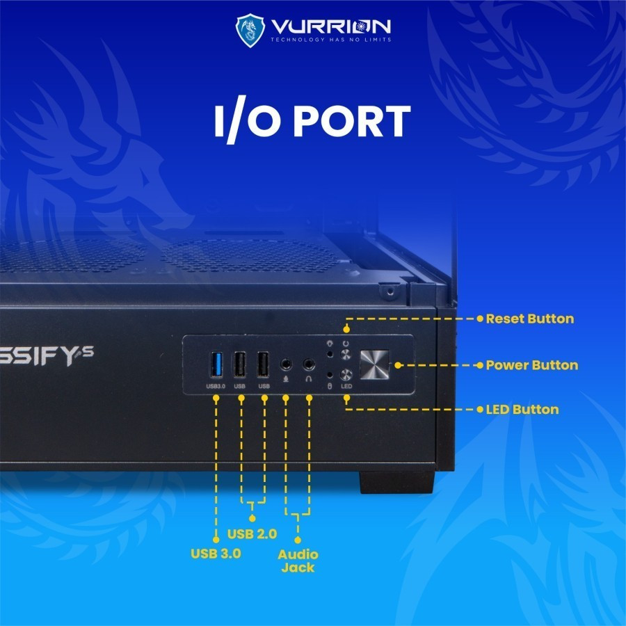 Jual CASING GAMING VURRION GLASSIFY'S | Shopee Indonesia