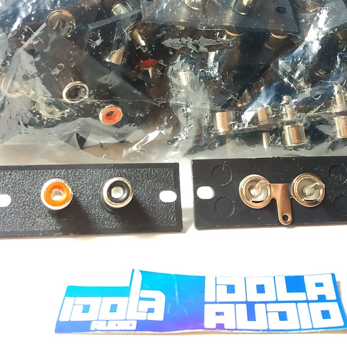 Jual Socket RCA 2 Pin Ground Gandeng AL2203-1 | Shopee Indonesia