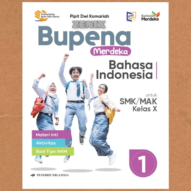 Jual Buku Bupena Merdeka Bahasa Indonesia SMK Kelas 10 X 1 Kurikulum ...