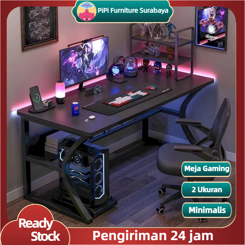 Jual PiPi Furniture Meja Komputer / Meja Kantor / Meja Laptop / Meja ...