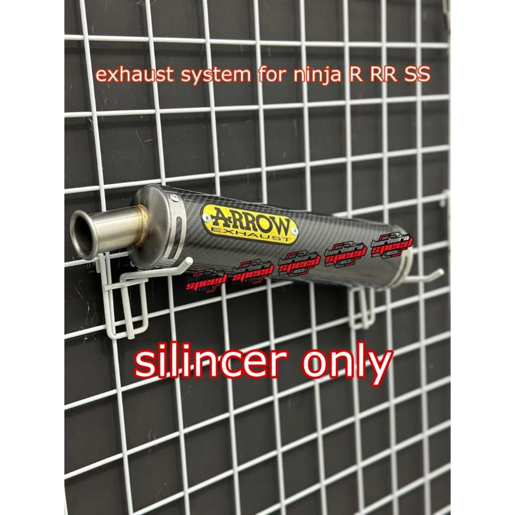 Jual KNALPOT NINJA R RR SS ARROW EXHAUST CARBON | Shopee Indonesia