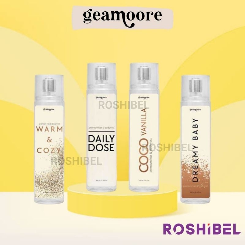 Jual ROSHIBEL - Geamoore Hair and Body Mist 275ml | Shopee Indonesia