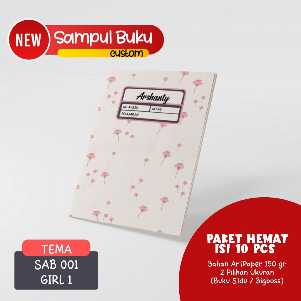 Jual SAMPUL BUKU ISI 10 PCS CUSTOM (PART 1-50)/ COVER BUKU / UNICORN ...