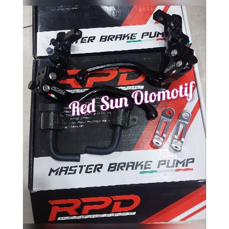 Jual Master Rem RPD KANAN 17 mm & KIRI 16 15 mm Black Silver Pcx Adv ...