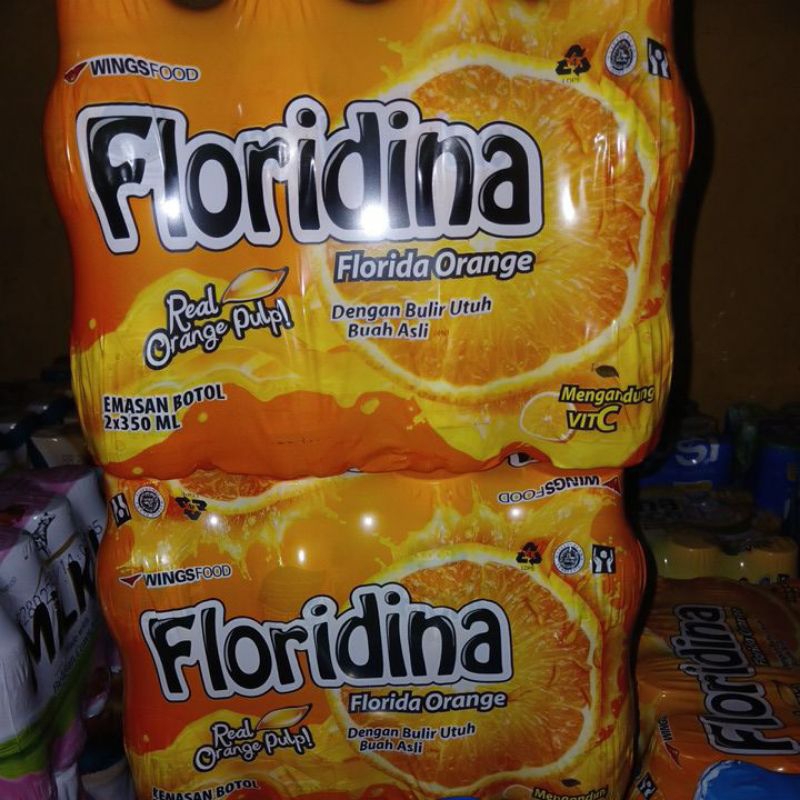 Jual Floridina orange 1 pak isi 12 btl 350ml | Shopee Indonesia