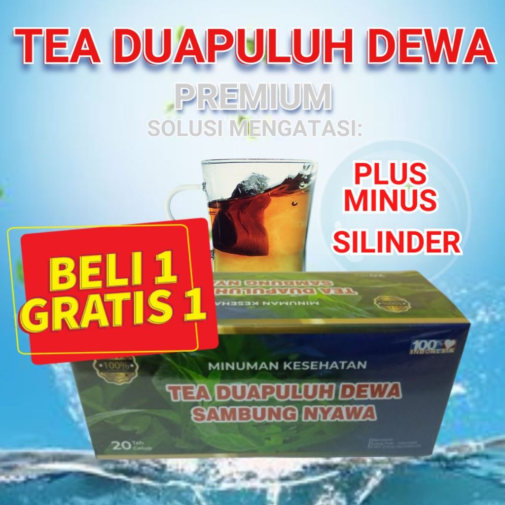 Jual TEA 20 DEWA SAMBUNG NYAWA / TEH CELUP HERBAL / TEH DEWA / TEH ...
