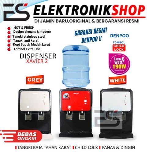 Jual Denpoo Dispenser Portable Low Watt 190 Watt Denpoo Xavier 2