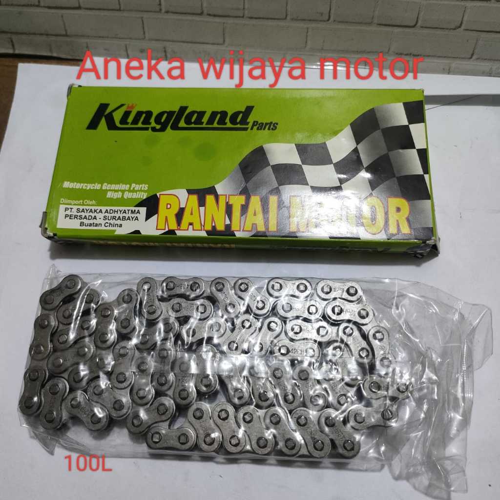 Jual rantai motor ukuran size tebal 428H panjang 100L | Shopee Indonesia