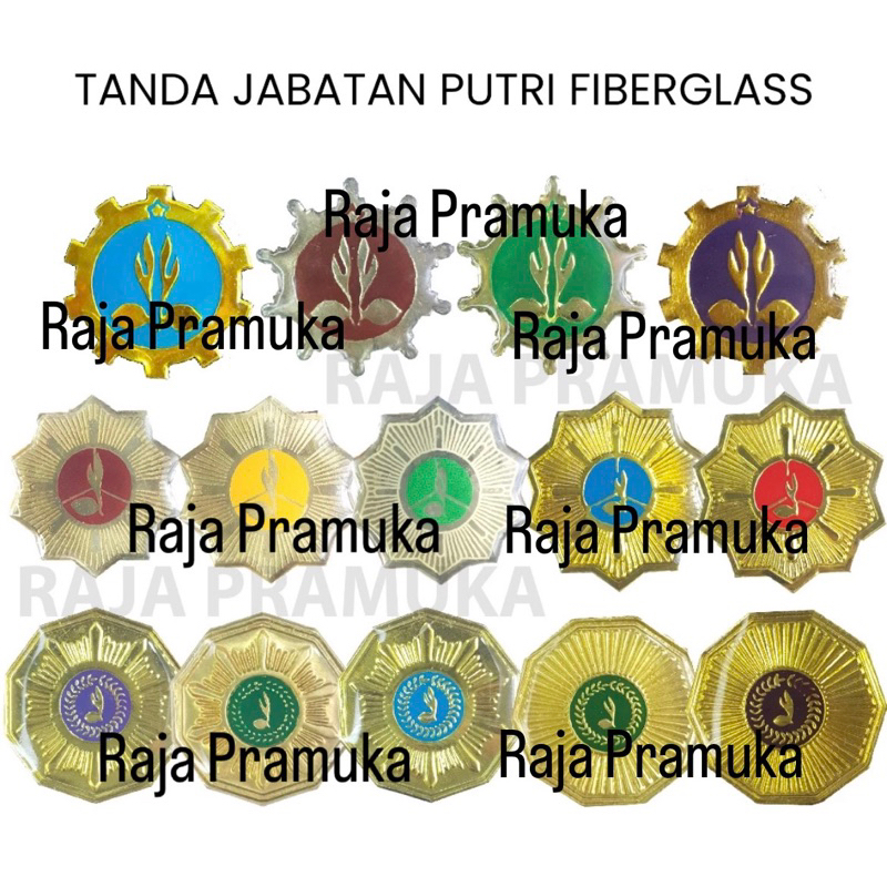 Jual Tanda Jabatan Pramuka Putri Fiberglass Ambalan Dlr Dkc Racana ...