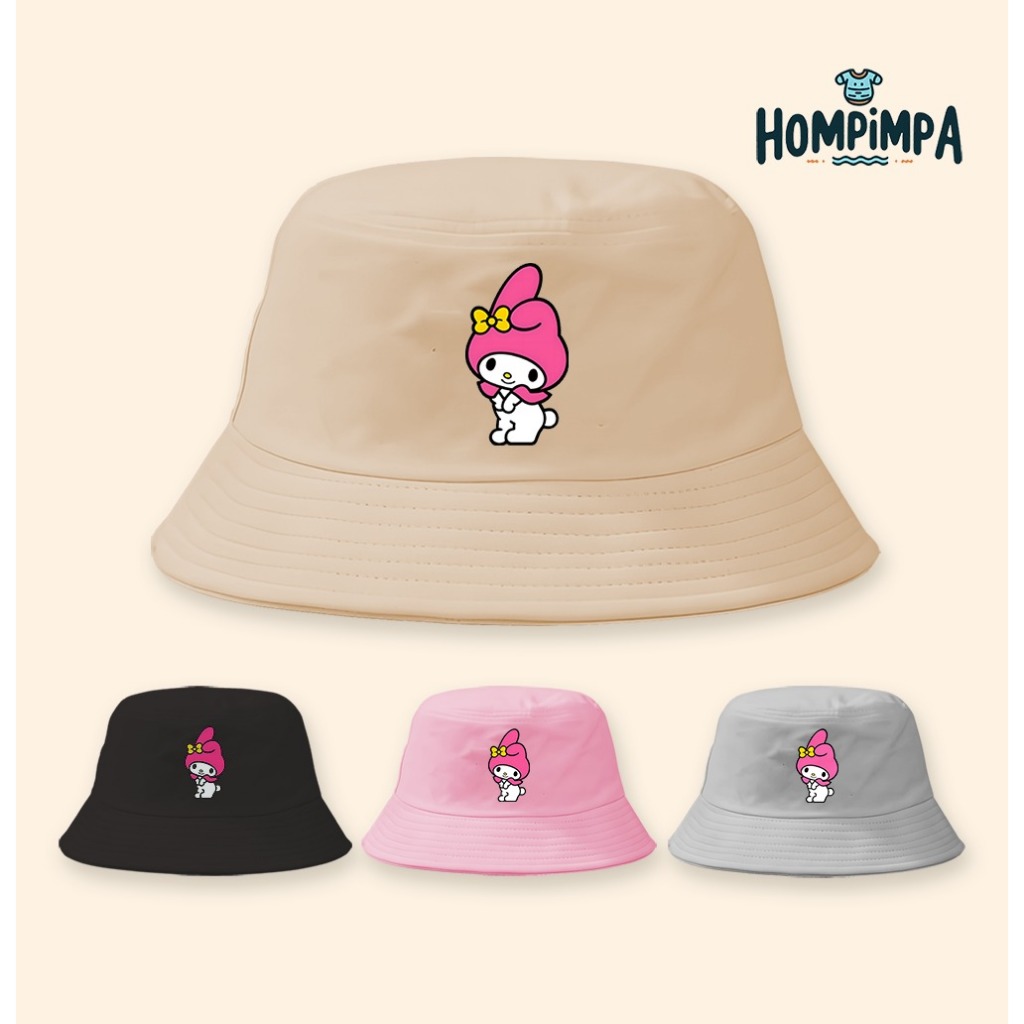Jual Topi Bucket Anak Sablon Motif MyM3l0dy Lucu Murah Bisa COD Shopee Indonesia