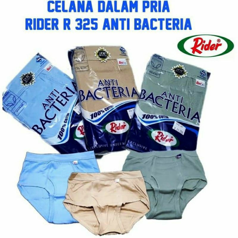 Jual RIDER R325 ANTI BAKTERI CD Pria Dewasa Celana Dalam Rider Cd Rider