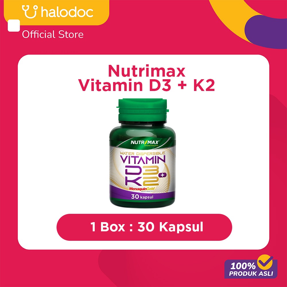 Jual Nutrimax Vitamin D3 + K2 30 Kapsul | Shopee Indonesia