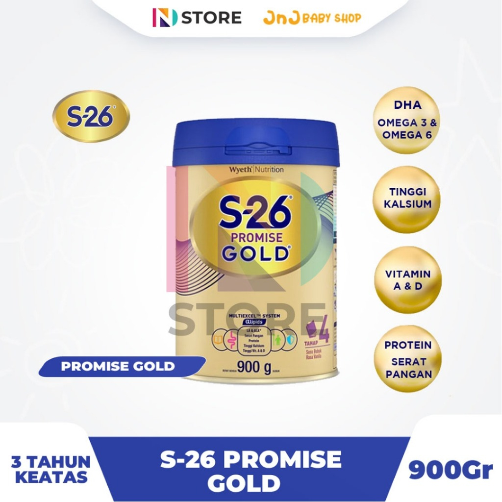 Jual S-26 Promise Gold Tahap 4 Rasa Vanila Kemasan 900Gr Susu ...