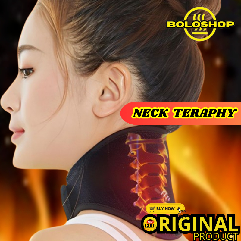 Jual Alat Kesehatan Terapi Leher Magnetik Pemanas / Penghangat Leher ...