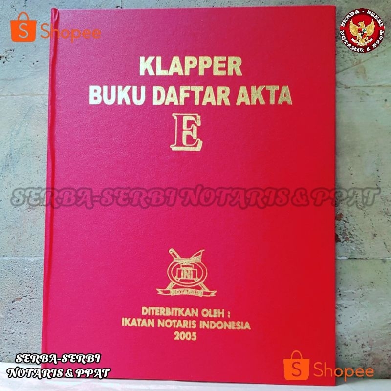 Jual Buku Klapper Daftar Akta Abjad Huruf E | Shopee Indonesia