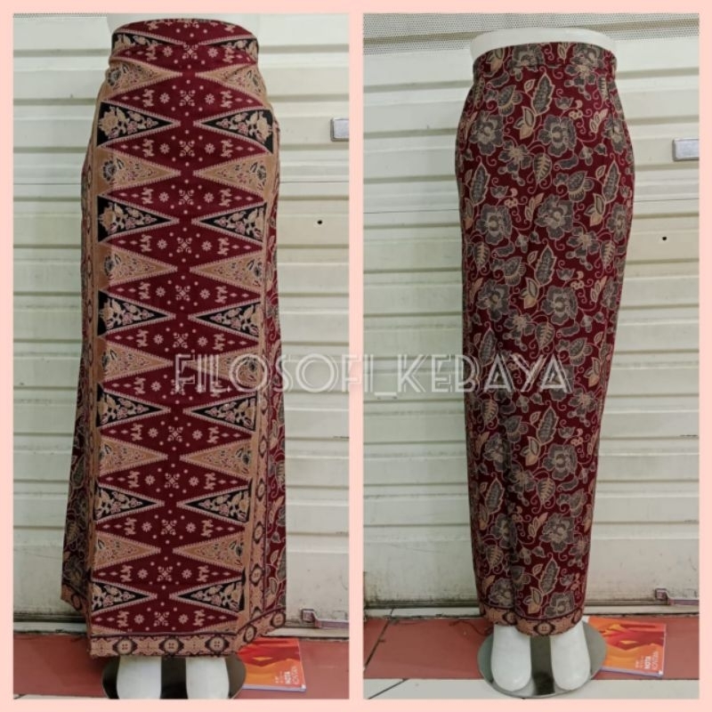 Jual ROK SPAN BETAWI TUMPAL DEWASA - ROK BATIK BUNGA REBUNG - ROK ADAT ...