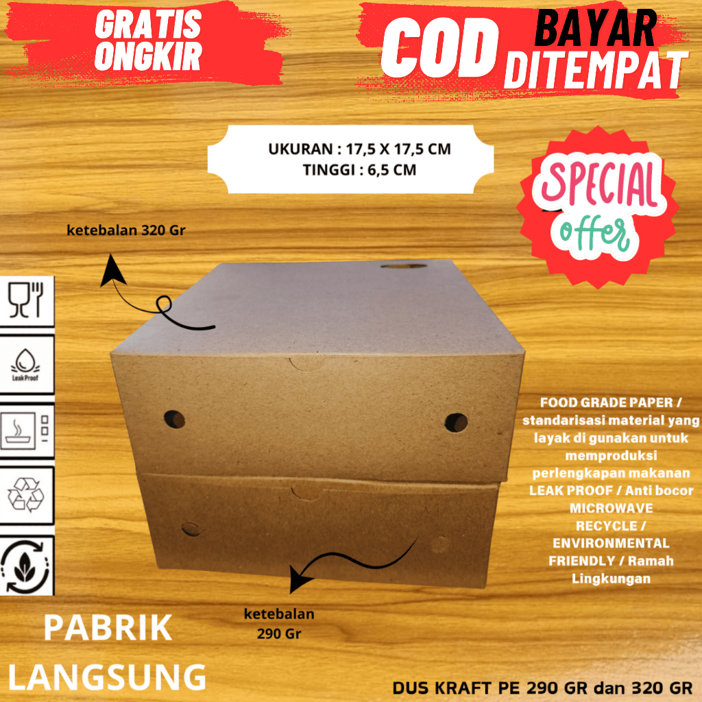 Jual LAWRENCE BOX NASI LUNCH BOX LAMINASI / PAPPER LUNCH / TEMPAT MAKAN ...