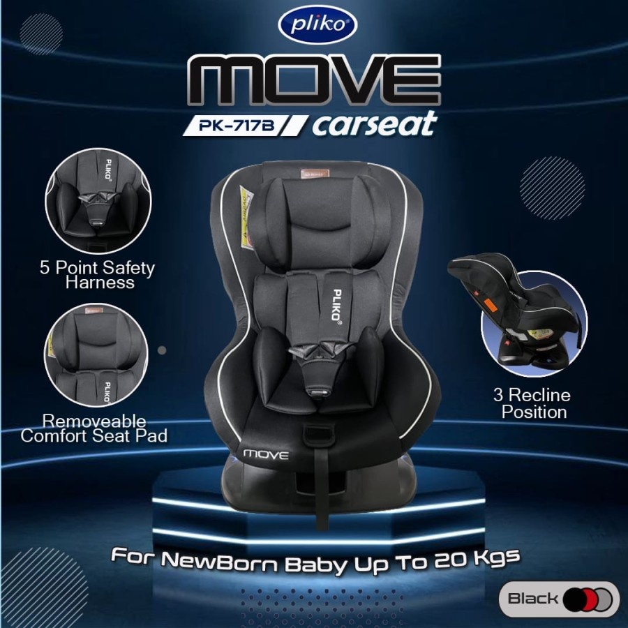 Pliko TOURING Car Seat PK 507B kursi mobil anak dudukan bayi baby safety infant junior chair Carseat