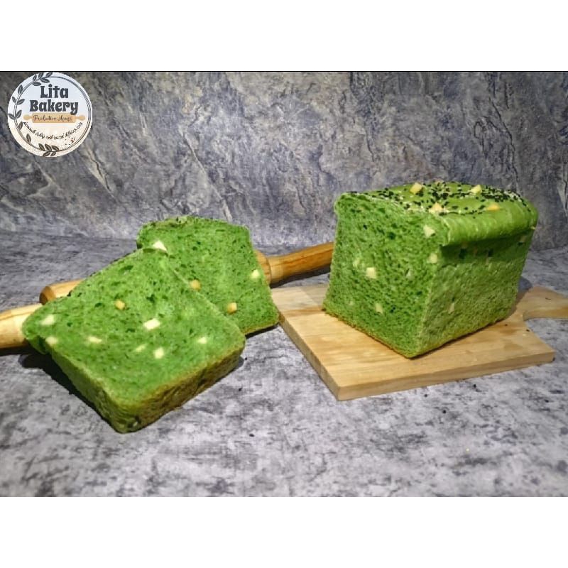 Jual Roti Gandum Pandan Keju (Bebas Gula, Susu,Telur, Butter) | Shopee ...