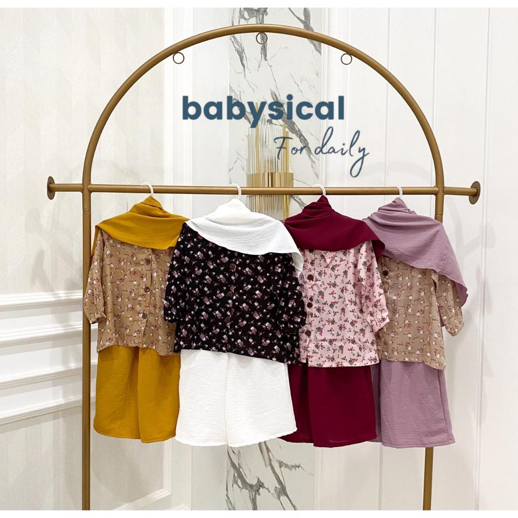 Jual BABYSICAL 1-6 Tahun ARRAYA SETCEL - Setelan Celana Tunik Baju Anak ...