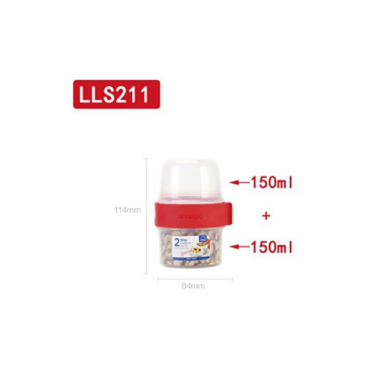 Jual Original LocknLock Two Way Food Container Wadah Tempat Makan Dua ...