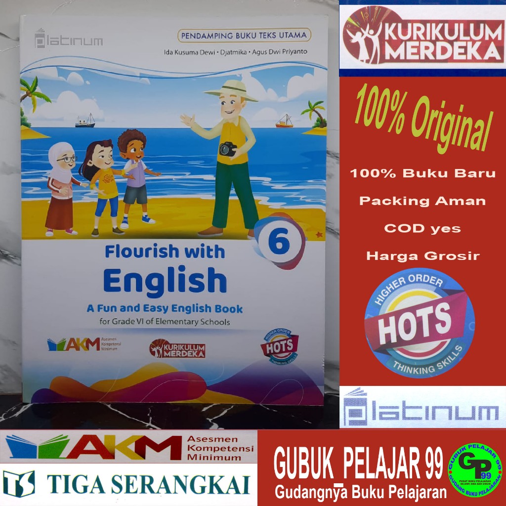 Jual Flourish With English Kelas 6 Sd Mi Kurikulum Merdeka Platinum Pt