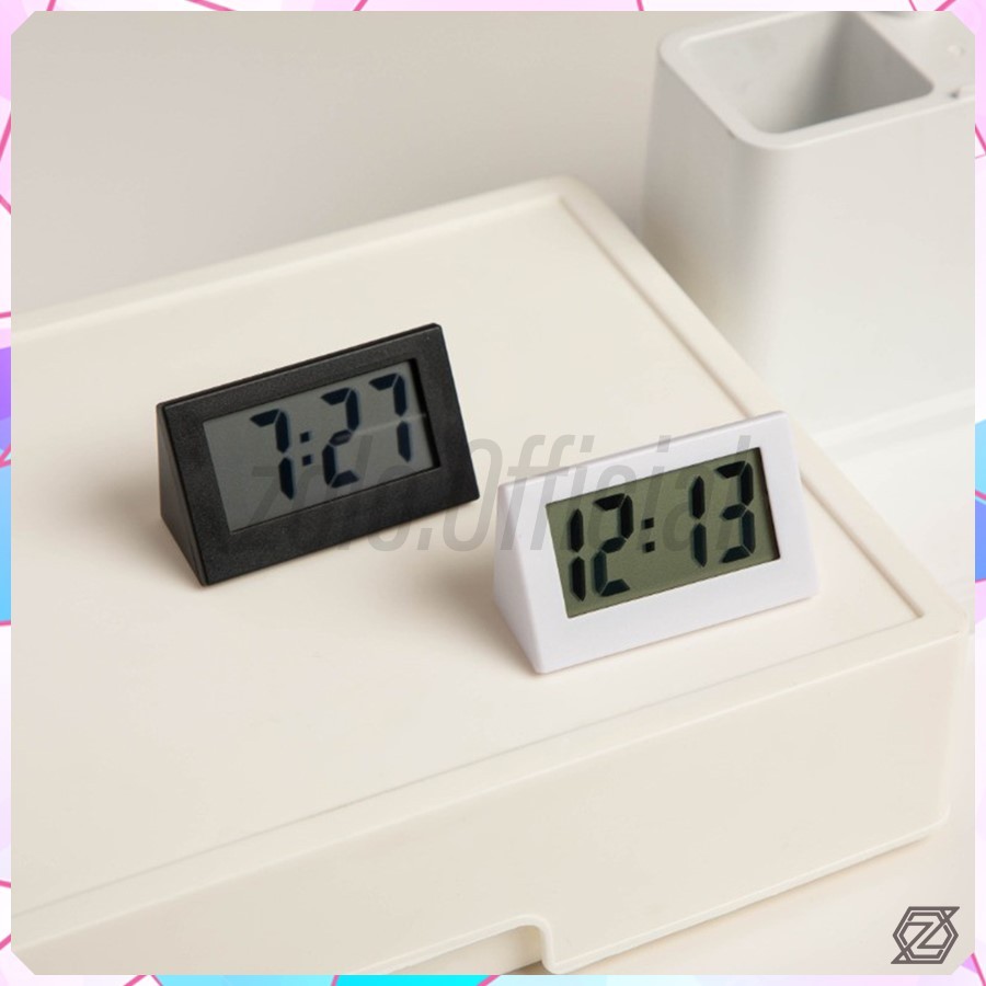 Jual [zolo] Jam Meja Mini LED / Jam Digital LCD Minimalist Desk Clock ...