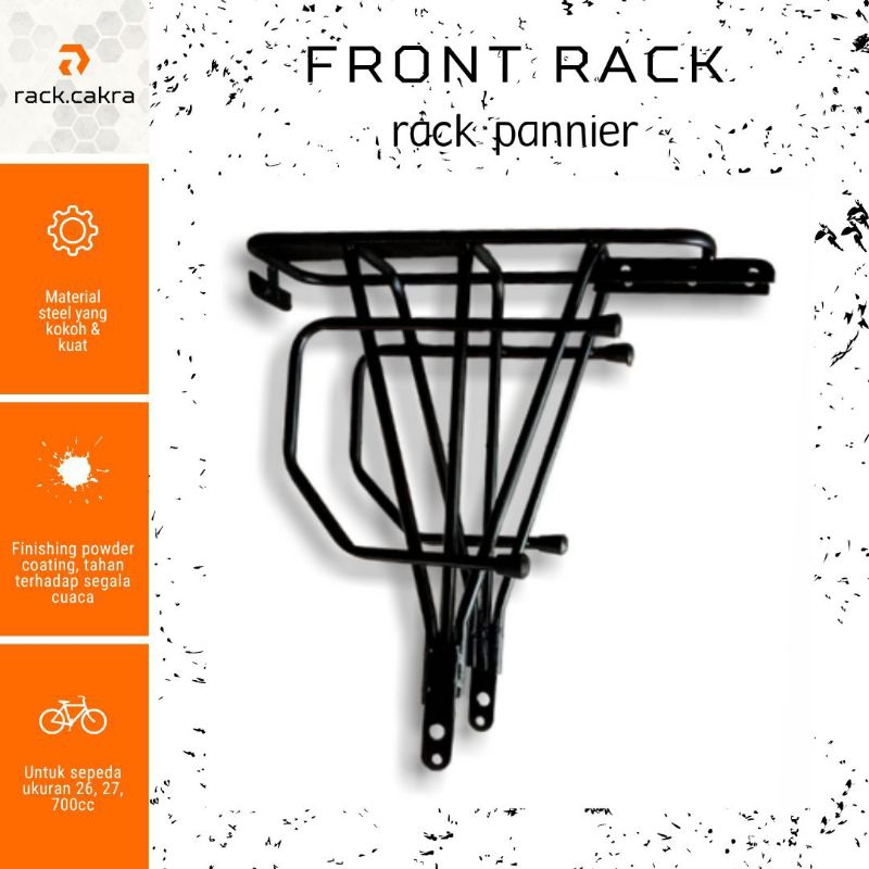Jual Rak Boncengan Sepeda / Rak Pannier Touring / Bagasi Sepeda Federal ...