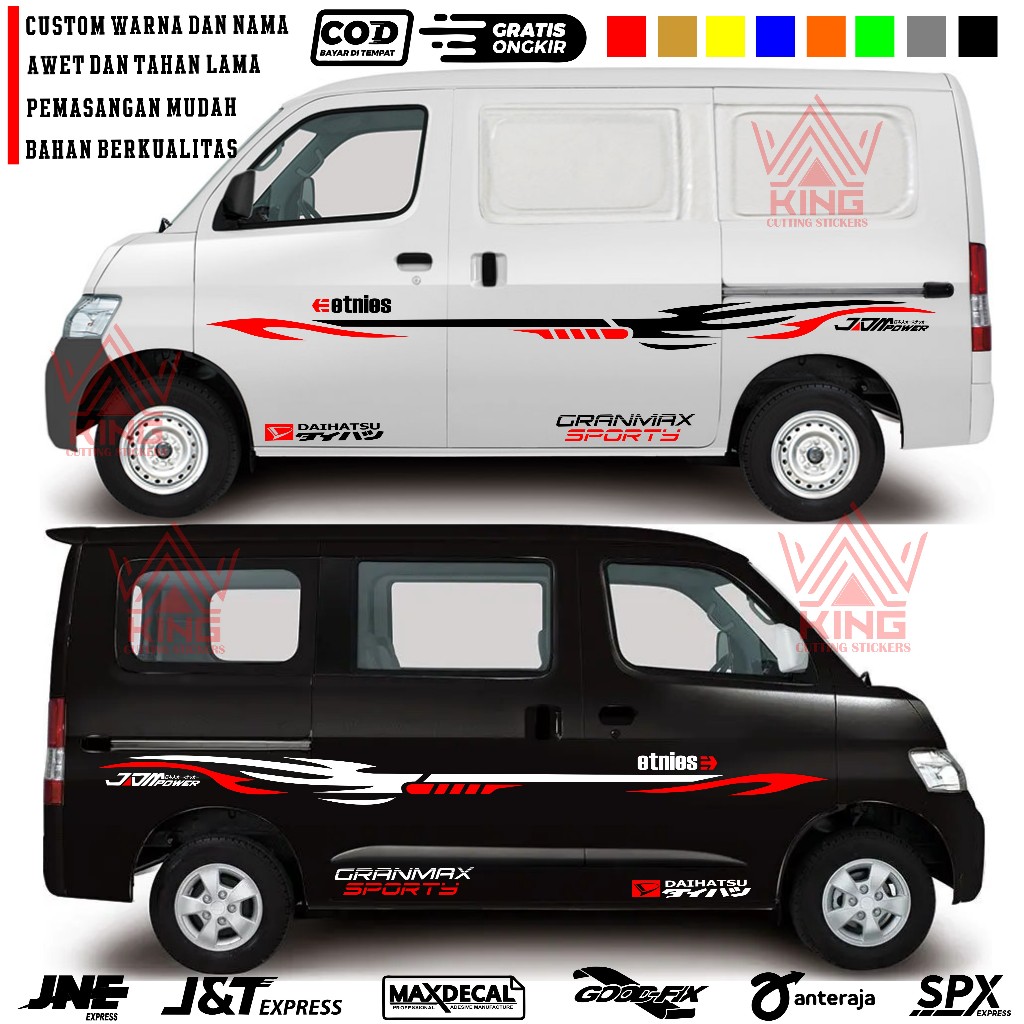 Jual Stiker Cutting Mobil Granmax Minibus Stiker Daihatsu Granmax ...