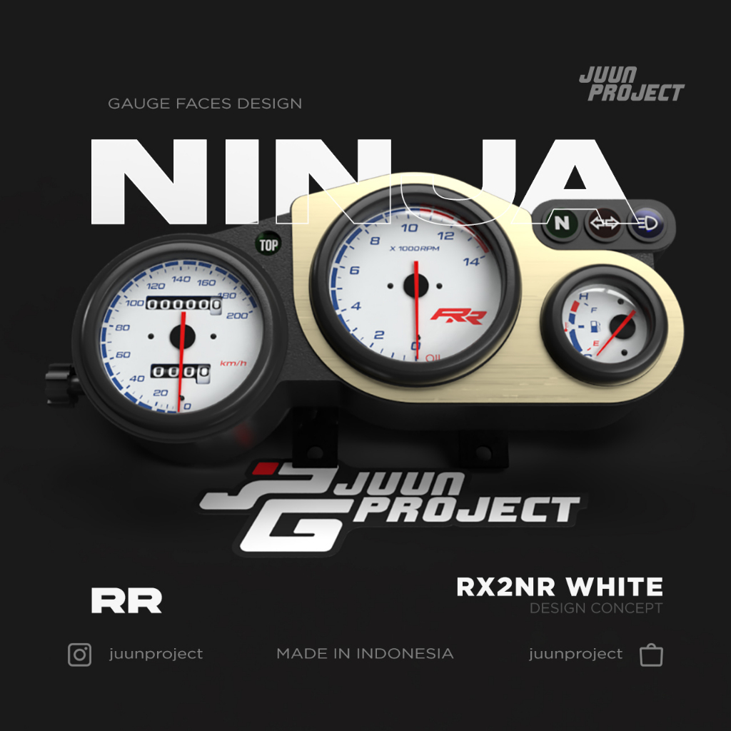 Jual Panel Speedometer NINJA 150 RR NEW | Custom Model RX2NR by JUUN ...