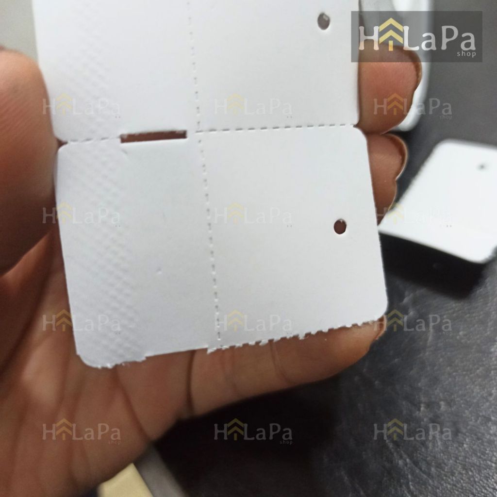 Jual Label karton hang tag isi 1.700 pcs dengan lipatan (porporasi ...