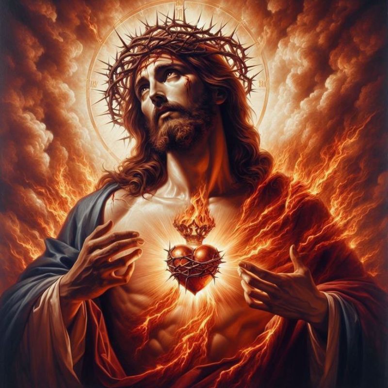 Jual POSTER CETAK TEMA YESUS MEMBARA 007, UKURAN UKURAN ( 50X70CM ...