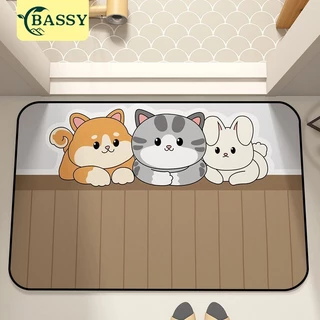 Bassy Keset Kaki Dapur Anti Slip Keset Kaki Alas Lantai Teras Ruang Tamu Kitchen Floor Mat HBC345