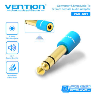 Vention Converter 6.5mm male to 3.5mm Female Audio Adapter