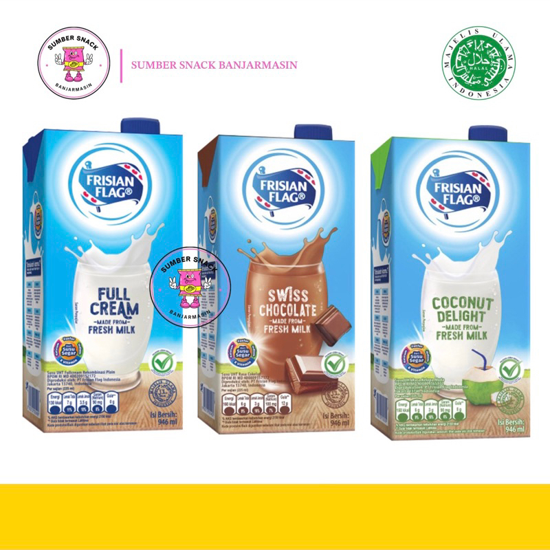 Jual Frisian Flag Pure Farm (946ml) (3 Varian Rasa) | Shopee Indonesia