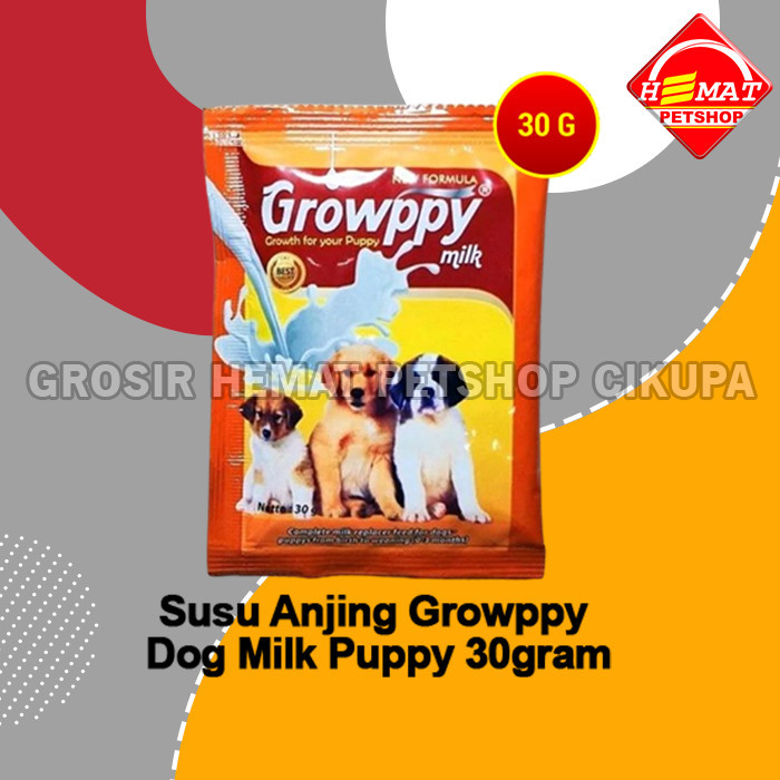 Jual Susu Anjing / Growppy Dog Milk 20 Gram / Dog Milk Sachet | Shopee ...
