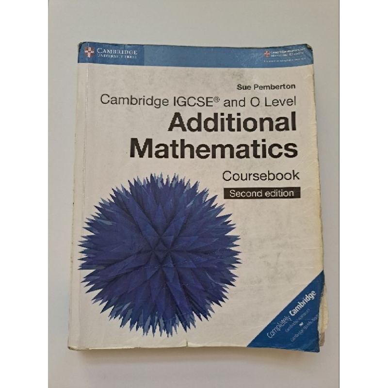 Jual Cambridge IGCSE and O Level Additional Mathematics Coursebook ORI ...