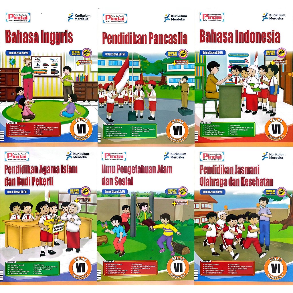 Materi pendidikan pancasila kelas 6 semester ganjil kurikulum merdeka